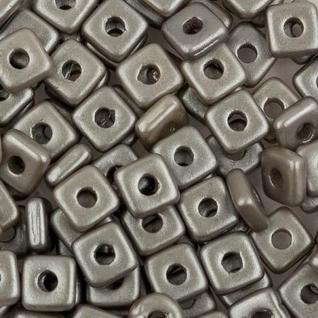 Quad Bead 4 мм Alabaster Pastel Light Grey