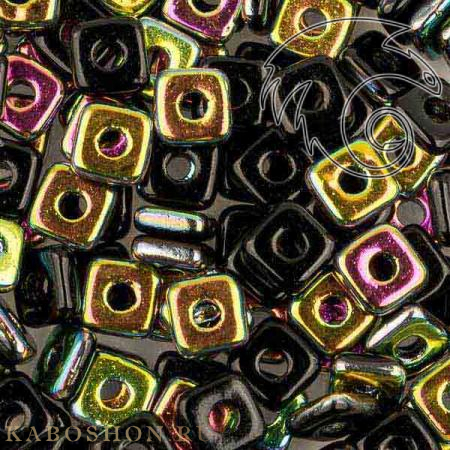 Quad Bead 4 мм Jet Vitrail Quad-23980-28101