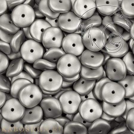 Wavelet Beads 10 мм Metallic Silver (10 шт) WavB-29405