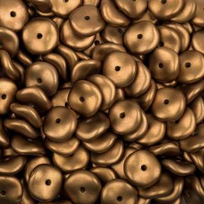 Wavelet Beads 10 мм Metallic Brass