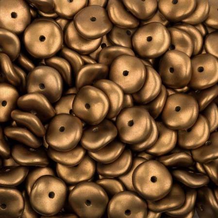 Wavelet Beads 10 мм Metallic Brass (10 шт)