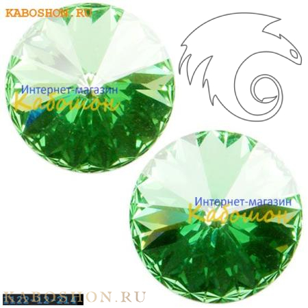 Swarovski Rivoli ss 47 (10,5 мм) Peridot 1122-10-214