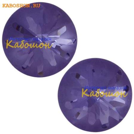 Swarovski Sea Urchin round stone 10 мм Tanzanite PF