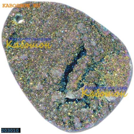Агат гальванизированный (друза) 203010