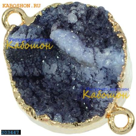Подвеска-коннектор из тонированного кварца