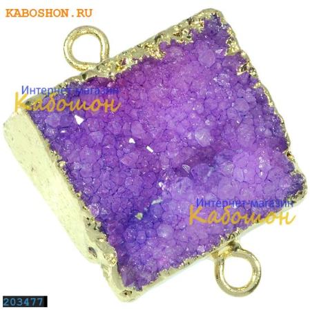 Подвеска-коннектор из тонированного кварца