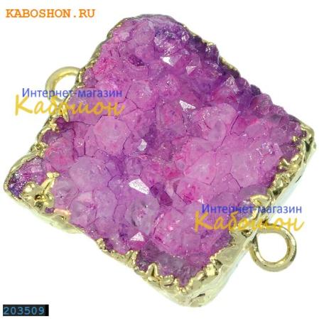 Подвеска-коннектор из тонированного кварца