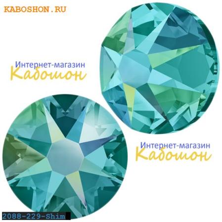 Swarovski Xirius Rose (no HF) ss30 Blue Zircon Shimmer