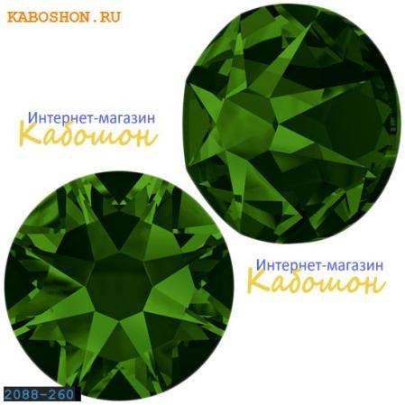 Swarovski Xirius Rose (no HF) ss 30 Dark Moss Green