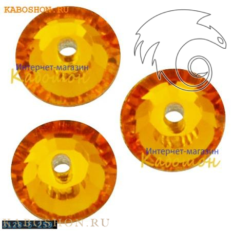 Swarovski Xilion Lochrose 5 мм Tangerine 3128-5-259