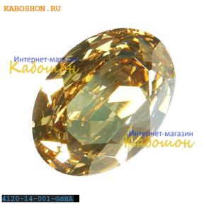 Swarovski Oval Fancy stone 14x10 мм Crystal Golden Shadow