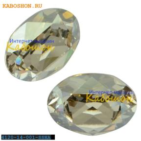 Swarovski Oval Fancy stone 14x10 мм Crystal Silver Shade