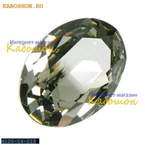 Swarovski Oval Fancy stone 14x10 мм Black Diamond