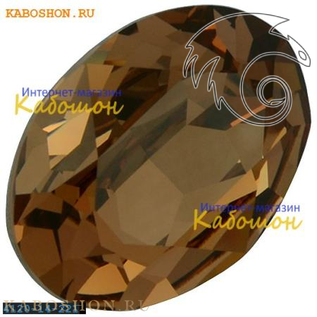 Swarovski Oval Fancy stone 14x10 мм Lt.Smoked Topaz 4120-14-221