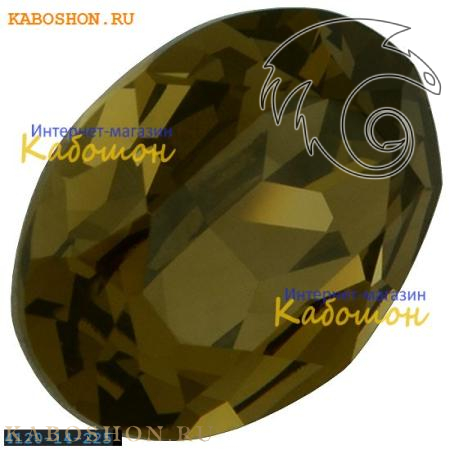 Swarovski Oval Fancy stone 14x10 мм Smoky Quartz 4120-14-225