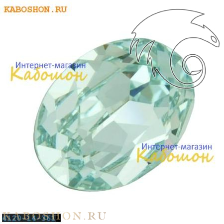 Swarovski Oval Fancy stone 14x10 мм Lt.Azore 4120-14-361