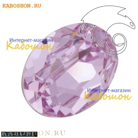 Swarovski Oval Fancy stone 14x10 мм Violet 4120-14-371