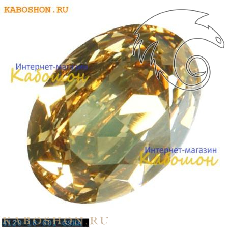 Swarovski Oval Fancy stone 18x13 мм Crystal Golden Shadow 4120-18-001-GSHA