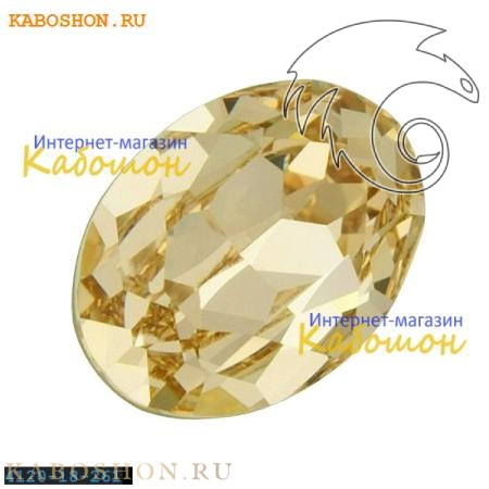 Swarovski Fancy stone 18x13 мм Lt.Silk 4120-18-261