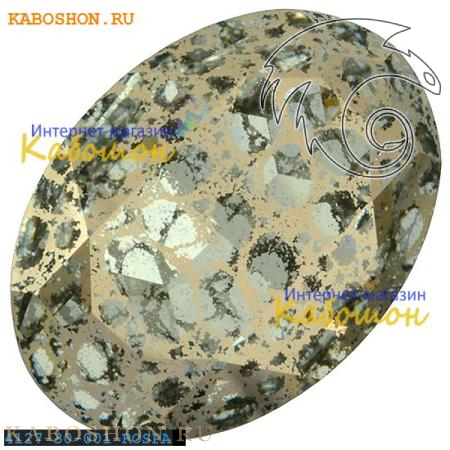 Swarovski Oval Fancy stone 30х22 мм Crystal Rose Patina 4127-30-001-ROSPA