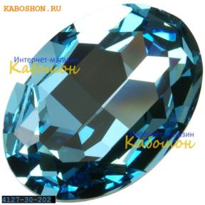 Swarovski Fancy stone 30x22 мм Aquamarine