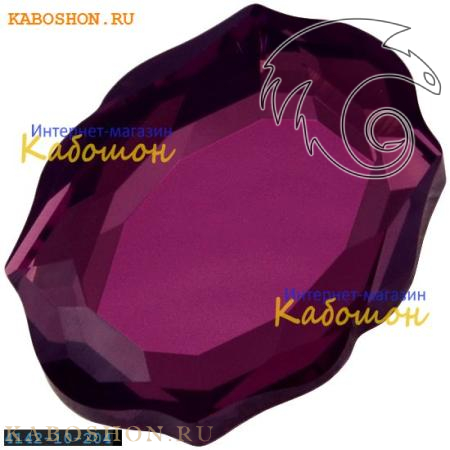 Swarovski 4142 Baroque Mirror 10х8 мм Amethyst 4142-10-204