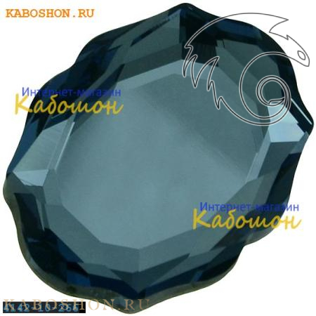 Swarovski 4142 Baroque Mirror 10х8 мм Denim Blue 4142-10-266