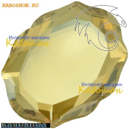 Swarovski 4142 Baroque Mirror 18х14 мм Crystal Golden Shadow 4142-18-001-GSHA