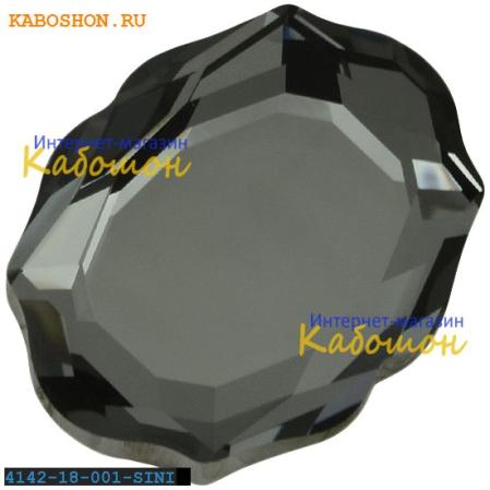 Swarovski 4142 Baroque Mirror 18х14 мм Crystal Silver Night