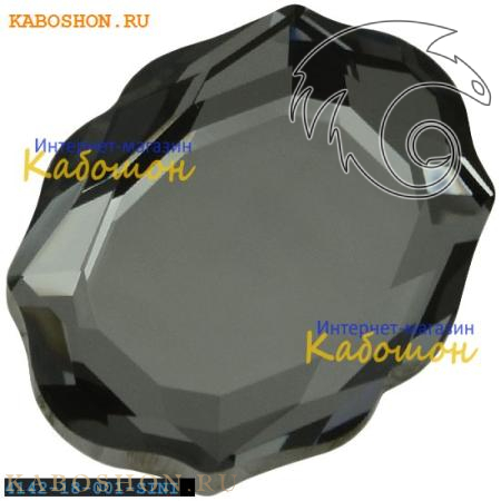 Swarovski 4142 Baroque Mirror 18х14 мм Crystal Silver Night 4142-18-001-SINI