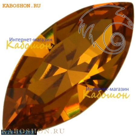 Swarovski Navette Fancy stone 15х7 мм Topaz 4228-15-203