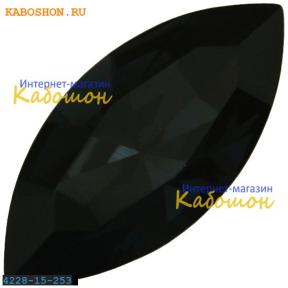 Swarovski Navette Fancy stone 15х7 мм Graphite