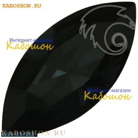 Swarovski Navette Fancy stone 15х7 мм Graphite 4228-15-253