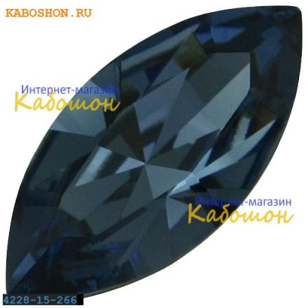 Swarovski Navette Fancy stone 15х7 мм Denim Blue