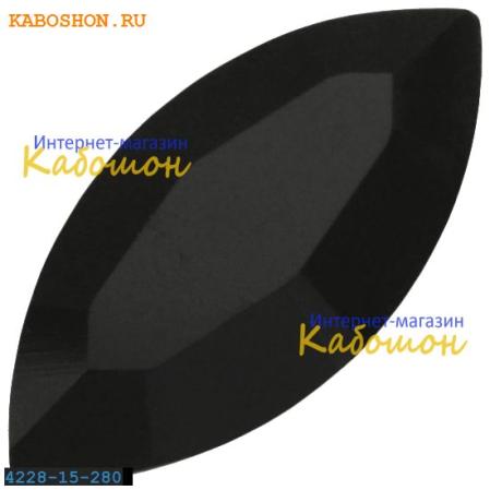 Swarovski Navette Fancy stone 15х7 мм Jet