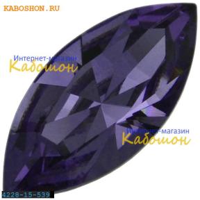 Swarovski Navette Fancy stone 15х7 мм Tanzanite