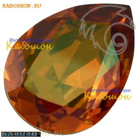 Swarovski Pear Fancy stone 14х10 мм Crystal Copper 4320-14-001-COP