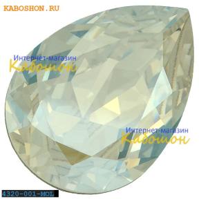 Swarovski Pear Fancy stone 14х10 мм Crystal Moonlight