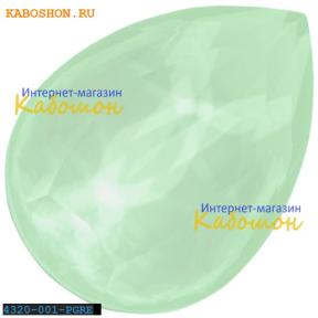 Swarovski Pear Fancy stone 14х10 мм Powder Green