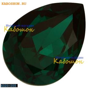 Swarovski Pear Fancy stone 14х10 мм Emerald