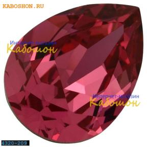 Swarovski Pear Fancy stone 18х13 мм Rose