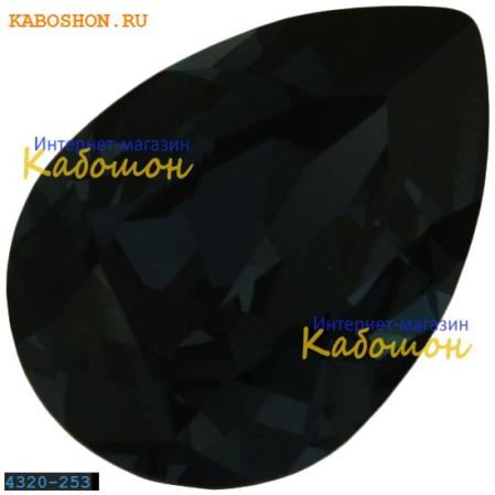 Swarovski Pear Fancy stone 18х13 мм Graphite