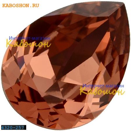 Swarovski Pear Fancy stone 18х13 мм Blush Rose