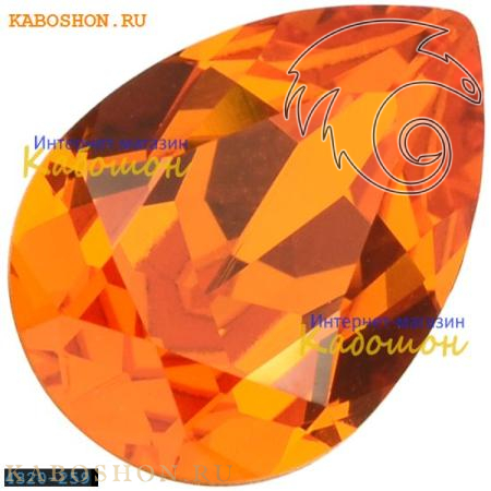 Swarovski Pear Fancy stone 14х10 мм Tangerine 4320-14-259