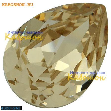 Swarovski Pear Fancy stone 18х13 мм Light Silk