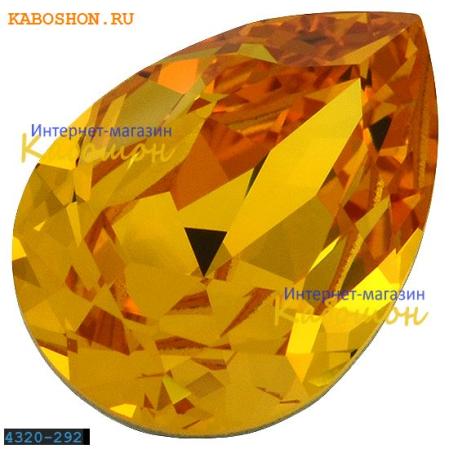 Swarovski Pear Fancy stone 14х10 мм Sunflower