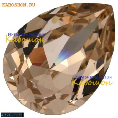 Swarovski Pear Fancy stone 18х13 мм Vintage Rose