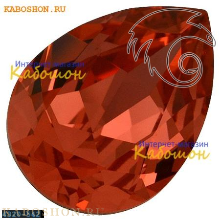 Swarovski Pear Fancy stone 18х13 мм Padparadscha 4320-18-542