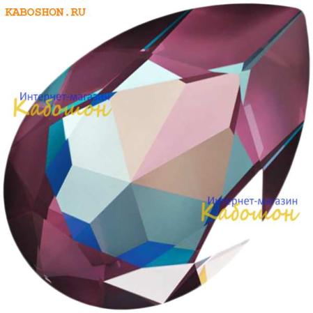 Swarovski Pear Fancy stone 30х20 мм Crystal Burgundy DeLite