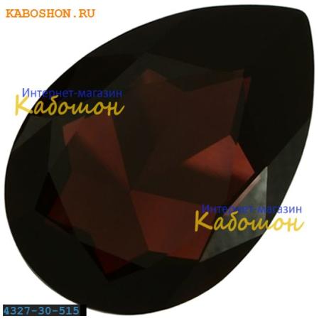 Swarovski Pear Fancy stone 30х20 мм Burgundy